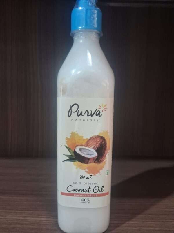 Coconut oil 500 Ml Purva naturals