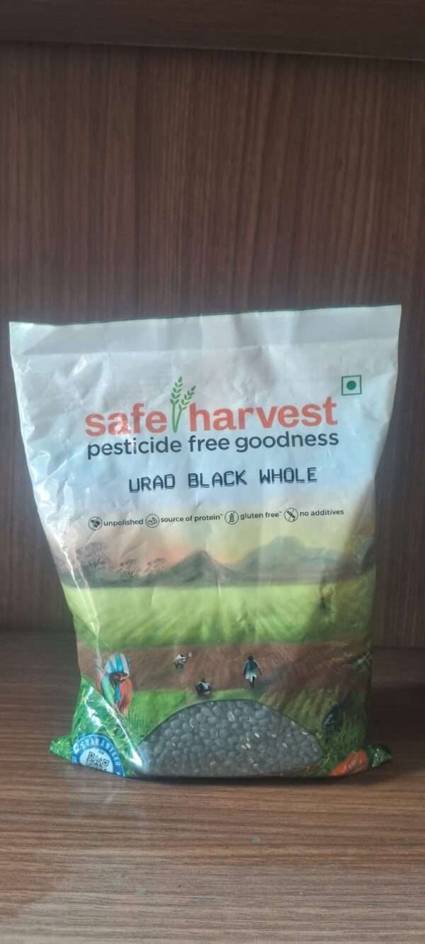 Urad whole 500 gms safe harvest